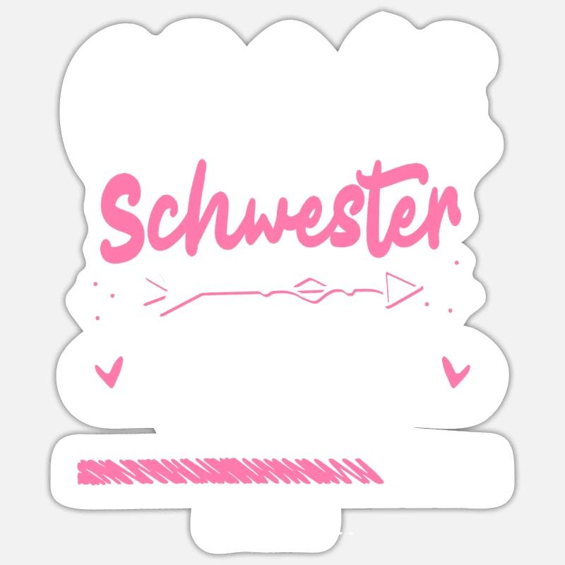 Große Schwester 2025 Loading Sticker Größe S (10 x 10 cm)