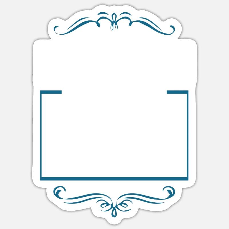 Équipe de badminton - Sticker taille S (10 x 10 cm) - blanc mat
