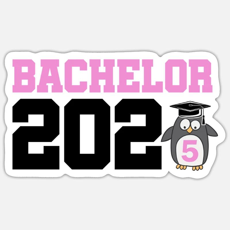Bachelor 2025 Graduation Graduation - Sticker size S (10 x 10 cm) - white matte