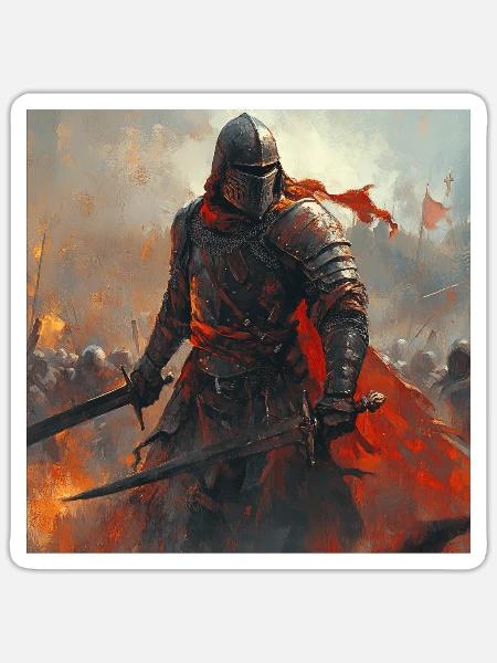 Legionär - Sticker Größe S (10 x 10 cm) - Mattweiß
