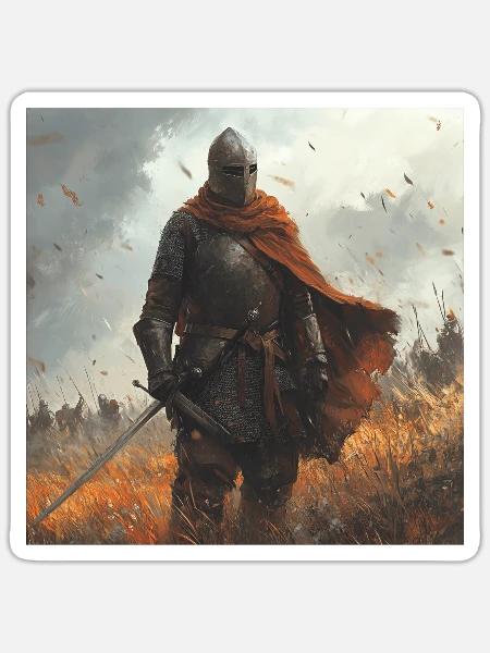 Legionär - Sticker Größe S (10 x 10 cm) - Mattweiß