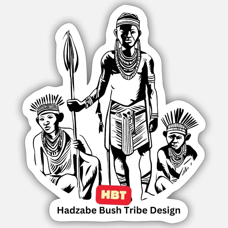 HBT 74 - Sticker taille S (10 x 10 cm) - blanc mat