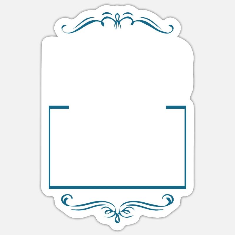 Équipe de course - Sticker taille S (10 x 10 cm) - blanc mat