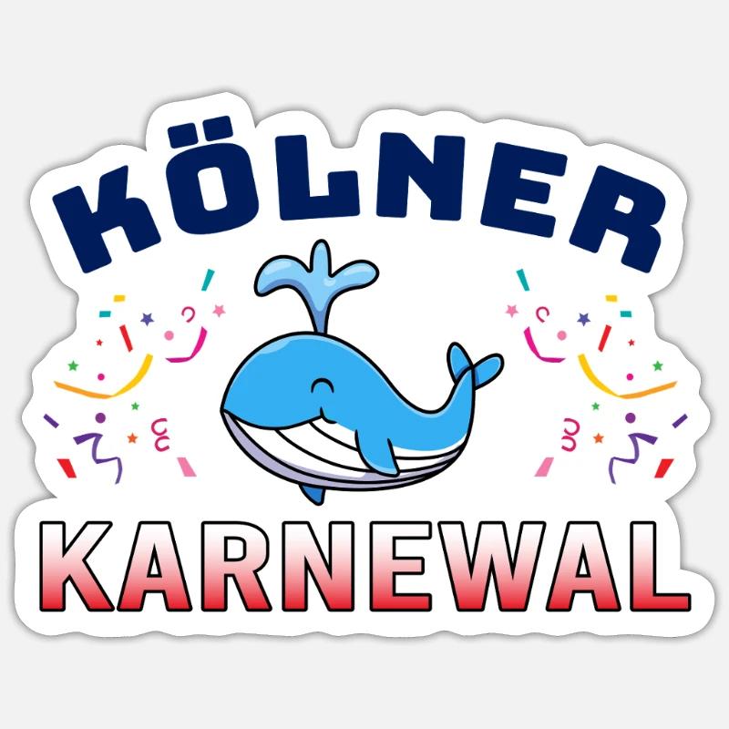 Carnaval de CologneCarnavalWAL Sticker taille S (10 x 10 cm)
