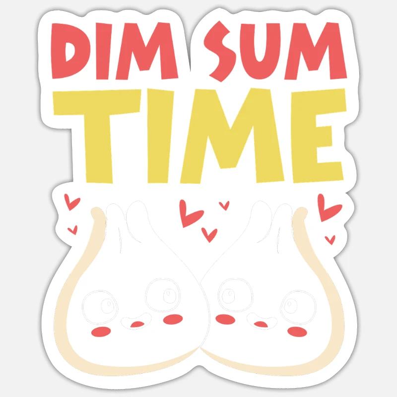 Dim sum Sticker size S (10 x 10 cm)
