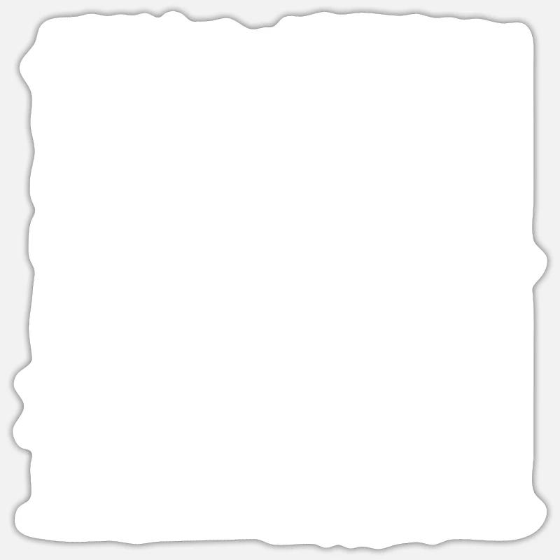 Cheval - Sticker taille S (10 x 10 cm) - blanc mat