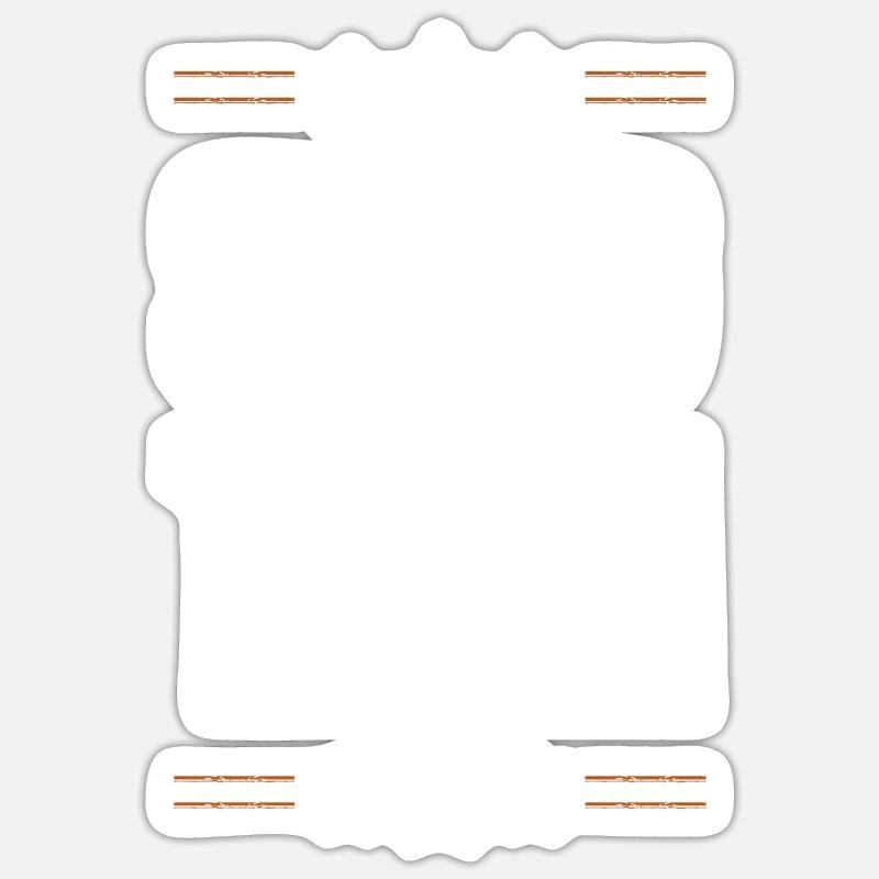 Skiing Team - Sticker size S (10 x 10 cm) - white matte