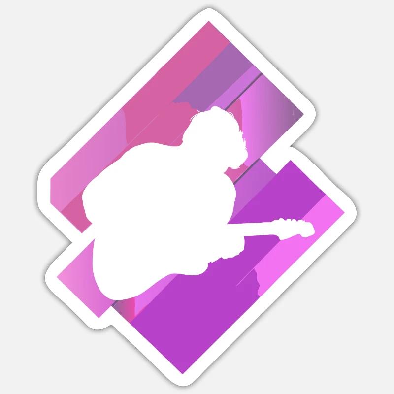 Elektrogitarre Shouter Sticker Größe S (10 x 10 cm)