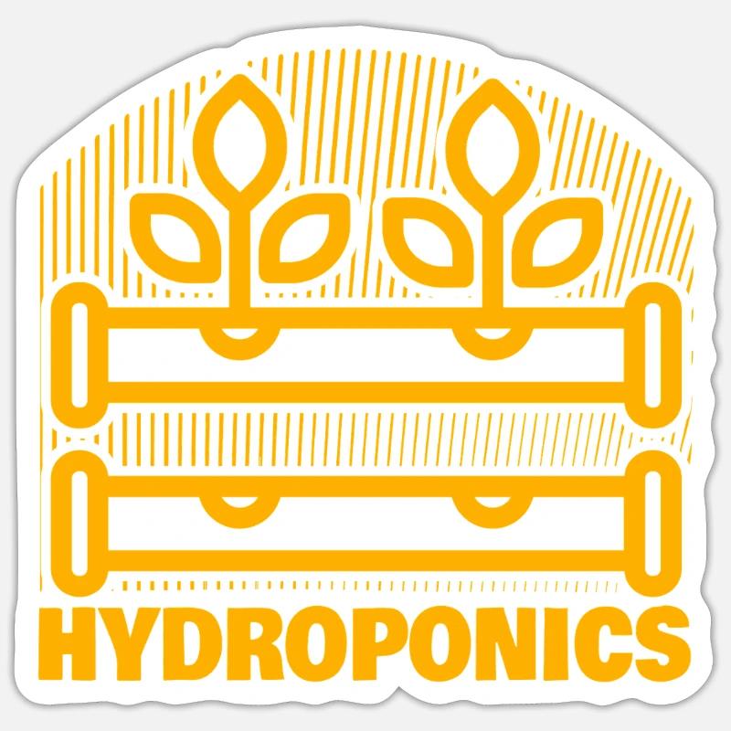 Hydroponics Sticker size S (10 x 10 cm)