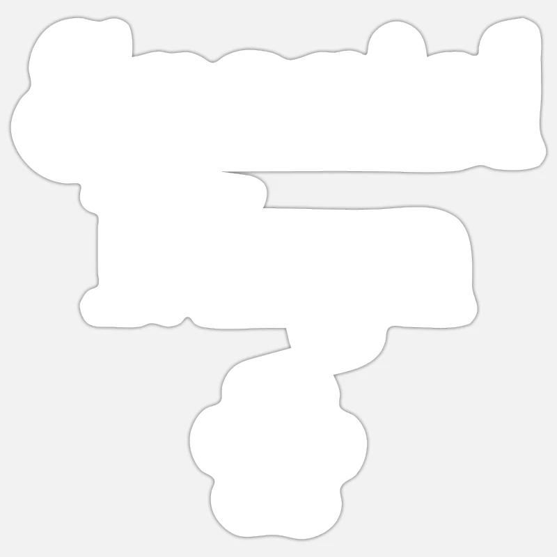 Spaniel Mama Sticker Größe S (10 x 10 cm)