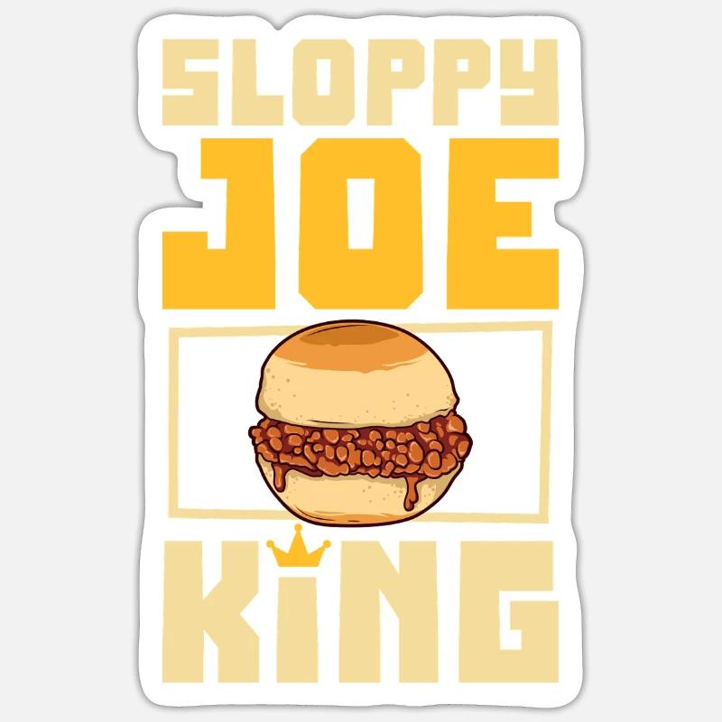 Joe King bâclé Sticker taille S (10 x 10 cm)