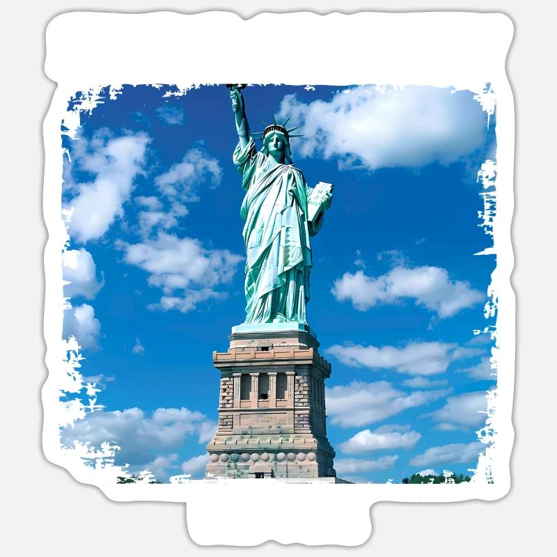 Freiheitsstatue Sticker Größe S (10 x 10 cm)