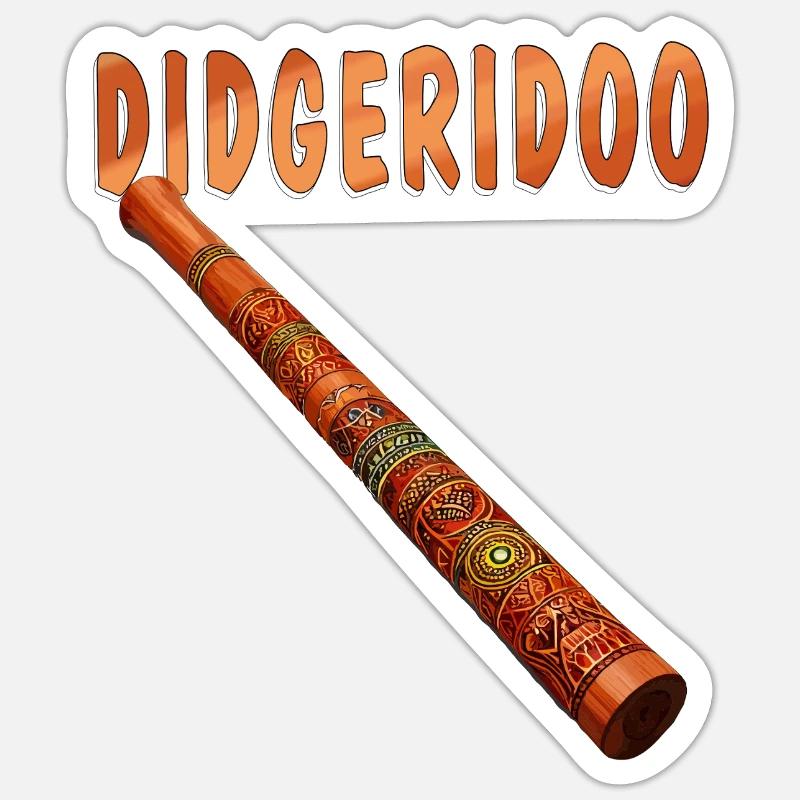 DIDGERIDOO Sticker size S (10 x 10 cm)