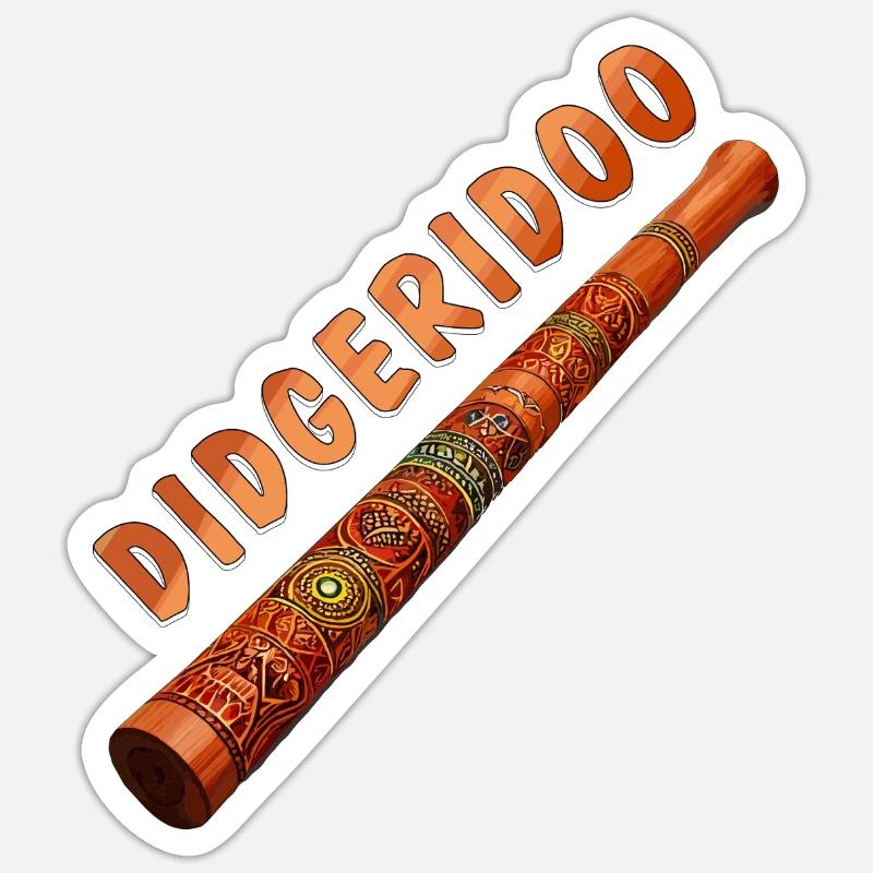 DIDGERIDOO Sticker size S (10 x 10 cm)