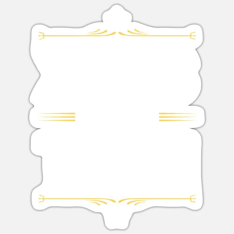 L’équipe de Noël - Sticker taille S (10 x 10 cm) - blanc mat