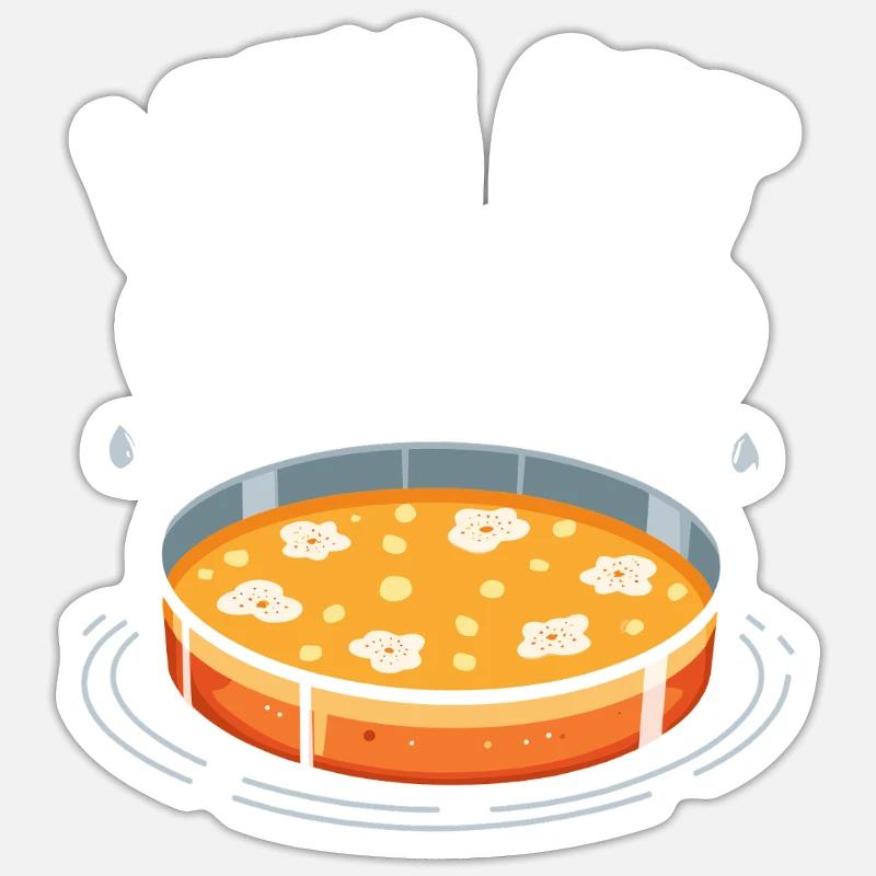 Passionné de microscope Technicien de laboratoire Science Sticker taille S (10 x 10 cm)