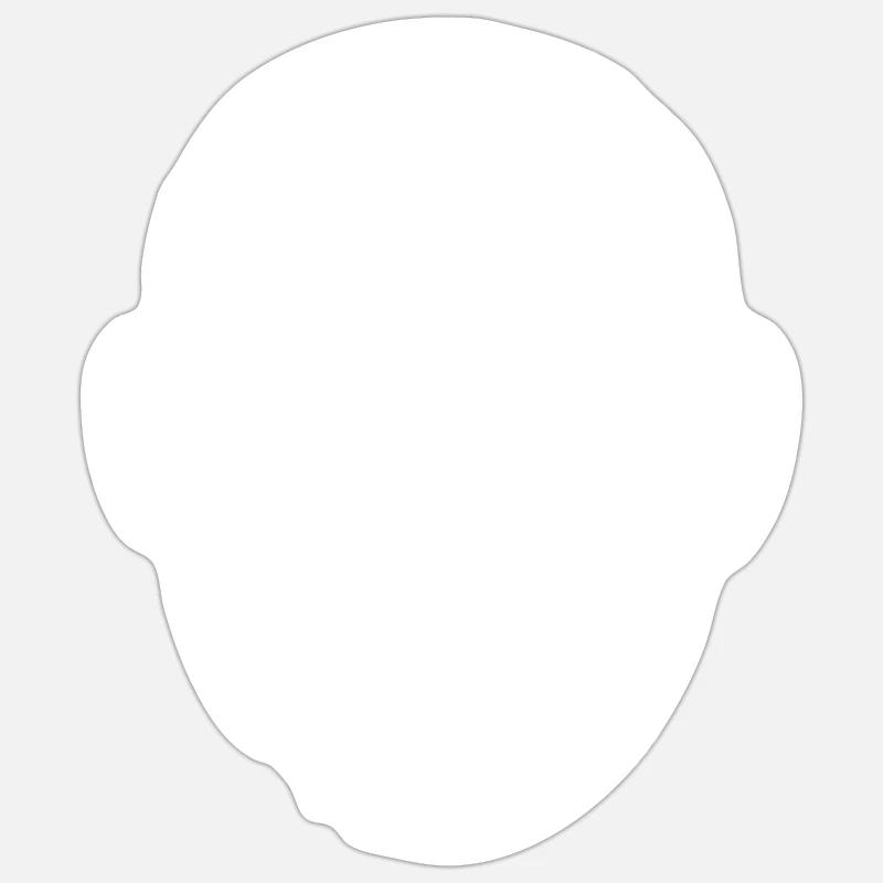 Masque Sticker taille S (10 x 10 cm)