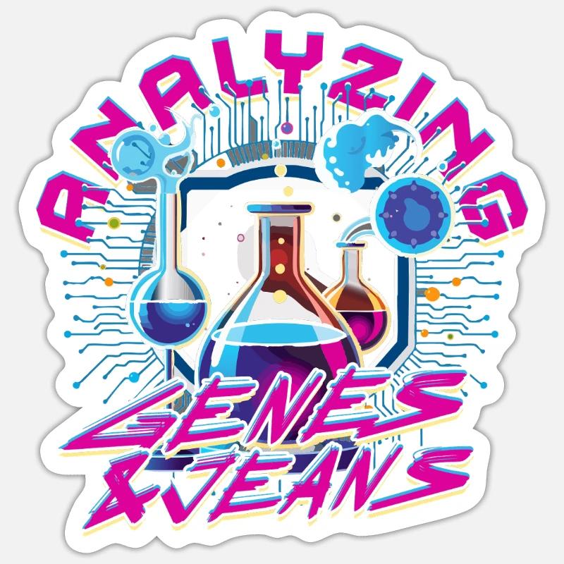 Bioinformatics Analyst Sticker Größe S (10 x 10 cm)