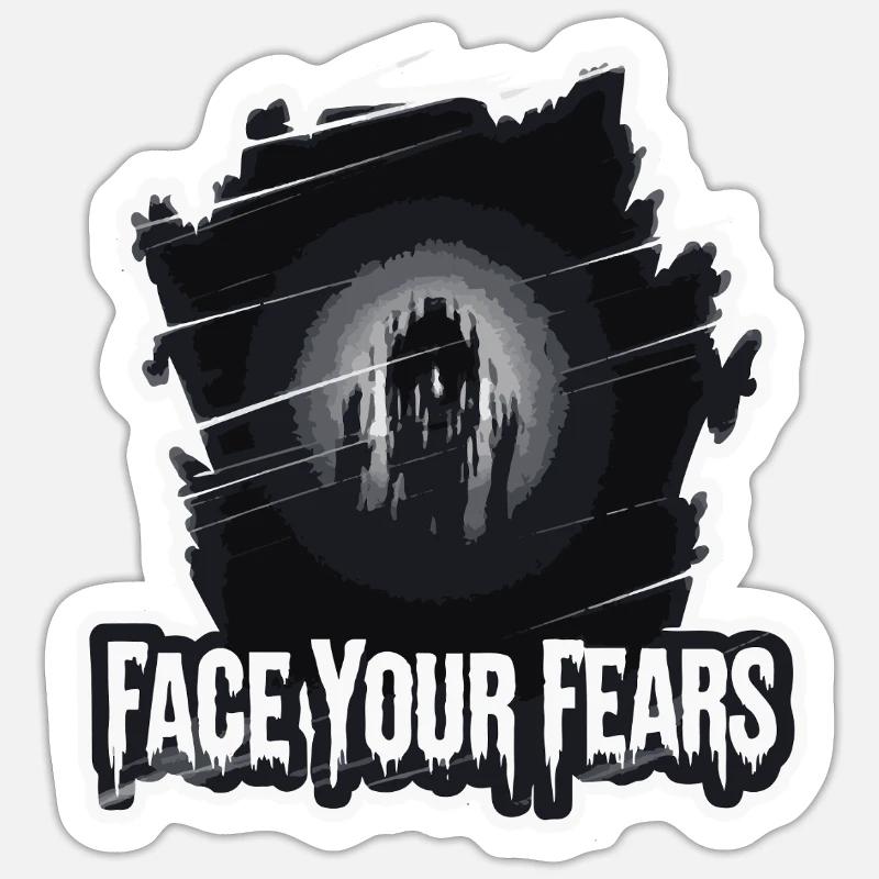 YOUR WORST FEARS Sticker size S (10 x 10 cm)