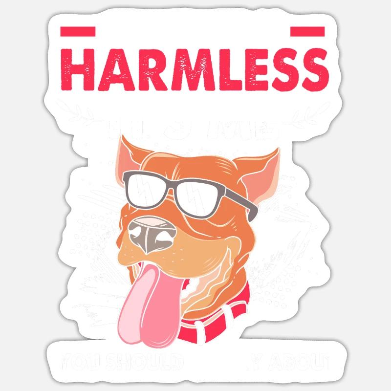 Pitbull - Sticker size S (10 x 10 cm) - white matte