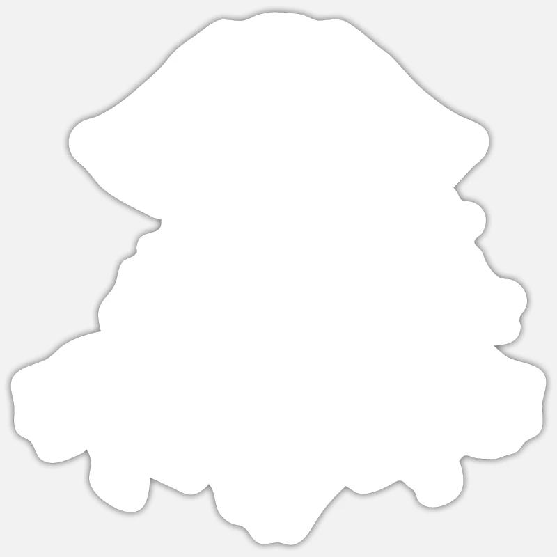 Pirate Skull - Sticker size S (10 x 10 cm) - white matte