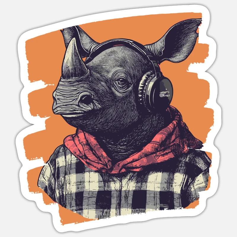 Sticker taille S (10 x 10 cm) - 