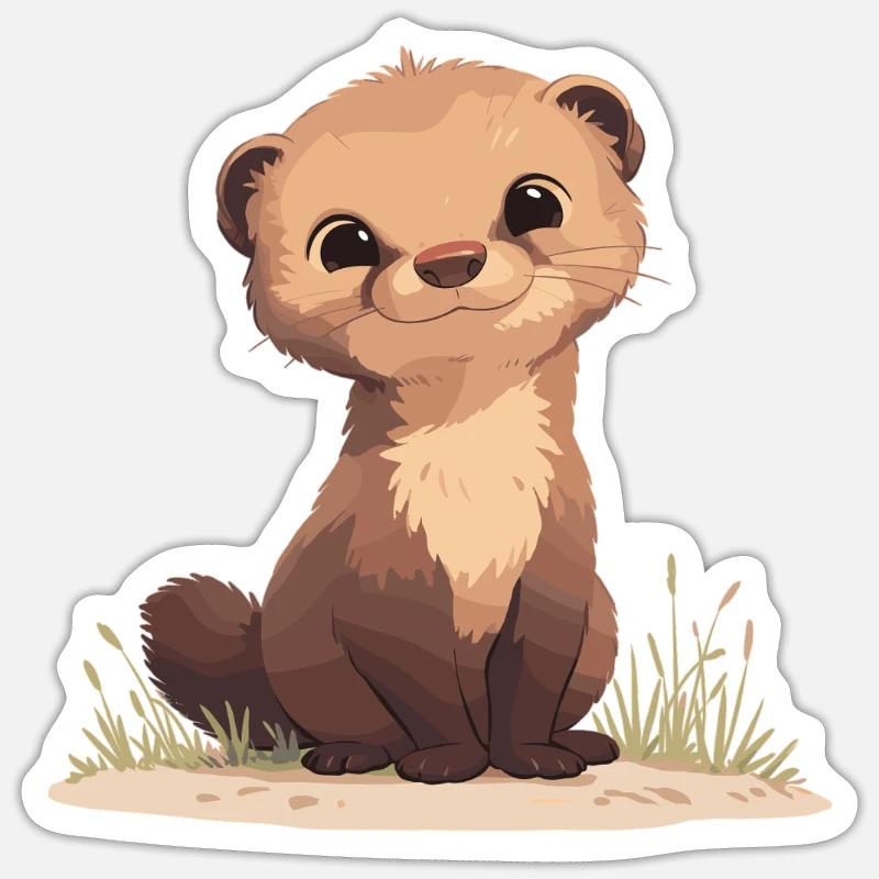 Mongoose's Mongoose Sticker size S (10 x 10 cm)