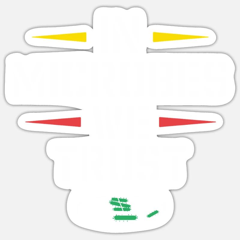 Passionné de microscope Technicien de laboratoire Science Sticker taille S (10 x 10 cm)