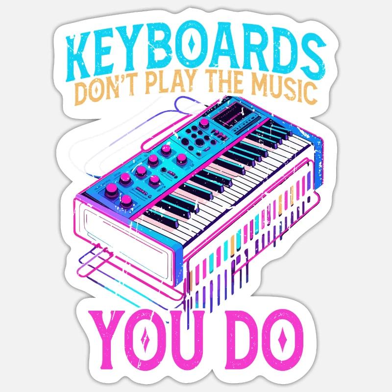 Synthesizer Synth Kick Drum DAW Sticker size S (10 x 10 cm)