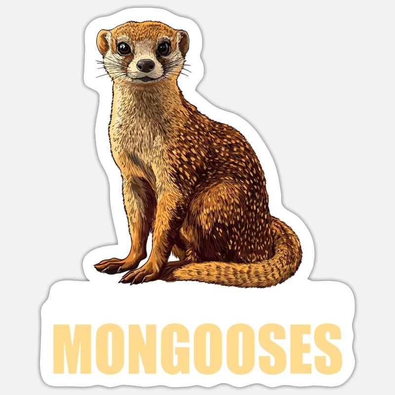 Mongoose's Mongoose Sticker size S (10 x 10 cm)
