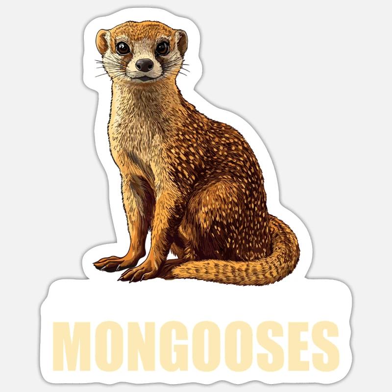 Mongoose's Mongoose Sticker size S (10 x 10 cm)