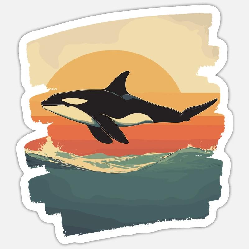 Orca Sticker Größe S (10 x 10 cm)