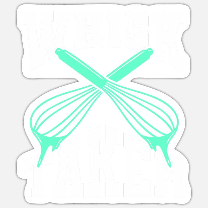 Baking Bakery Baker - Sticker size S (10 x 10 cm) - white matte