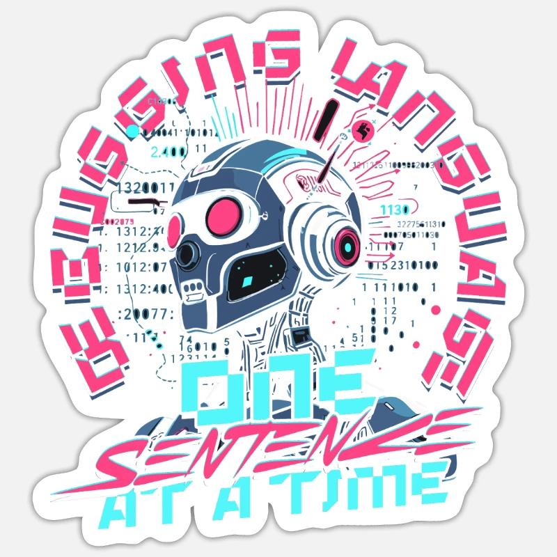 Computational Linguist Sticker size S (10 x 10 cm)