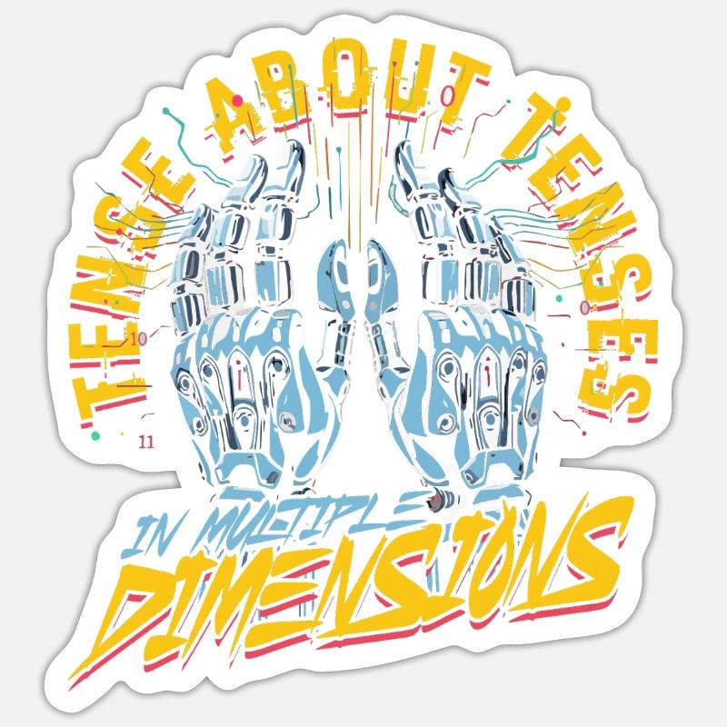 Computational Linguist - Sticker size S (10 x 10 cm) - white matte