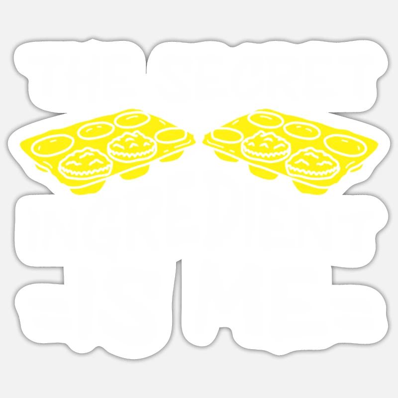 Baking Bakery Baker Sticker size S (10 x 10 cm)