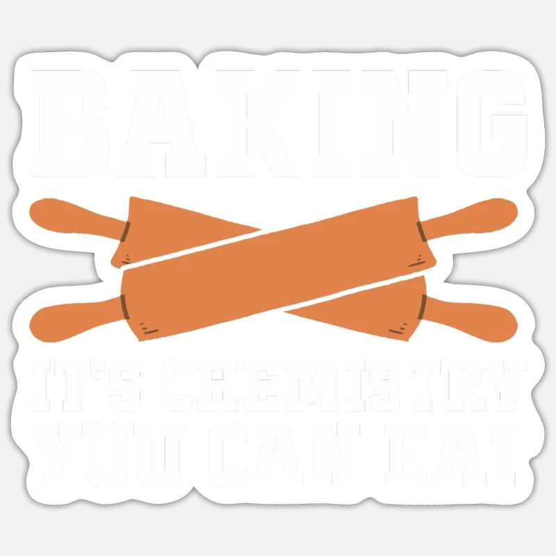Baking Bakery Baker Sticker size S (10 x 10 cm)