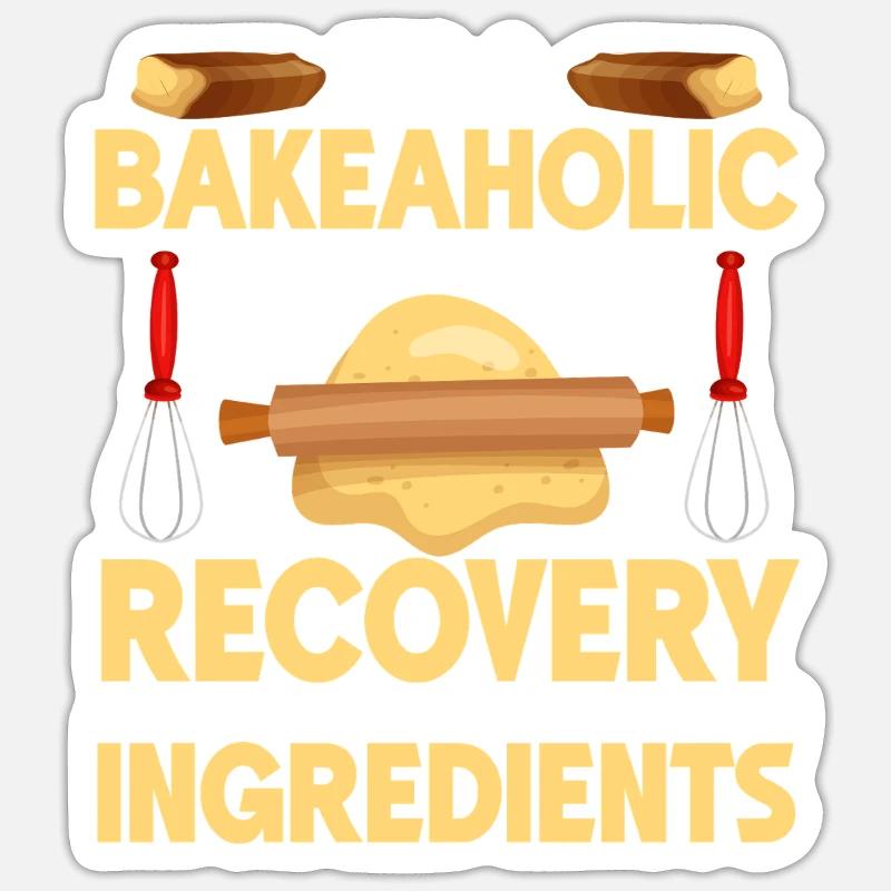 Baking Bakery Baker Sticker size S (10 x 10 cm)
