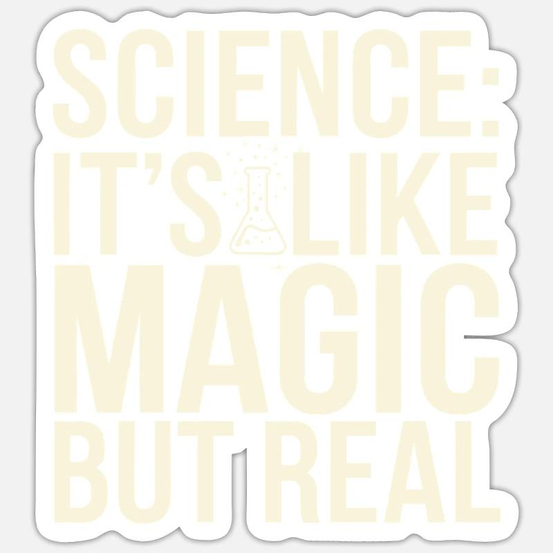 Passionné de microscope Technicien de laboratoire Science Sticker taille S (10 x 10 cm)