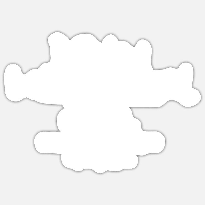 Ich Versuchte Normal Zu Sein, Schlechteste Zwei Sticker Größe S (10 x 10 cm)