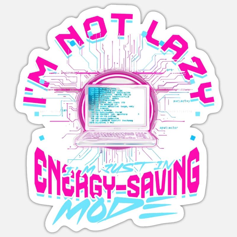 Informaticien théoricien - Sticker taille S (10 x 10 cm) - blanc mat