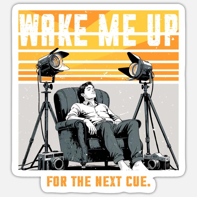 Lighting Technician Lighting Technician Sticker size S (10 x 10 cm)