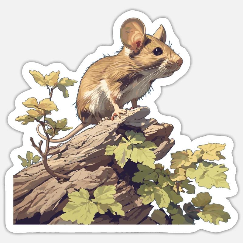 Mice Mouse - Sticker size S (10 x 10 cm) - white matte