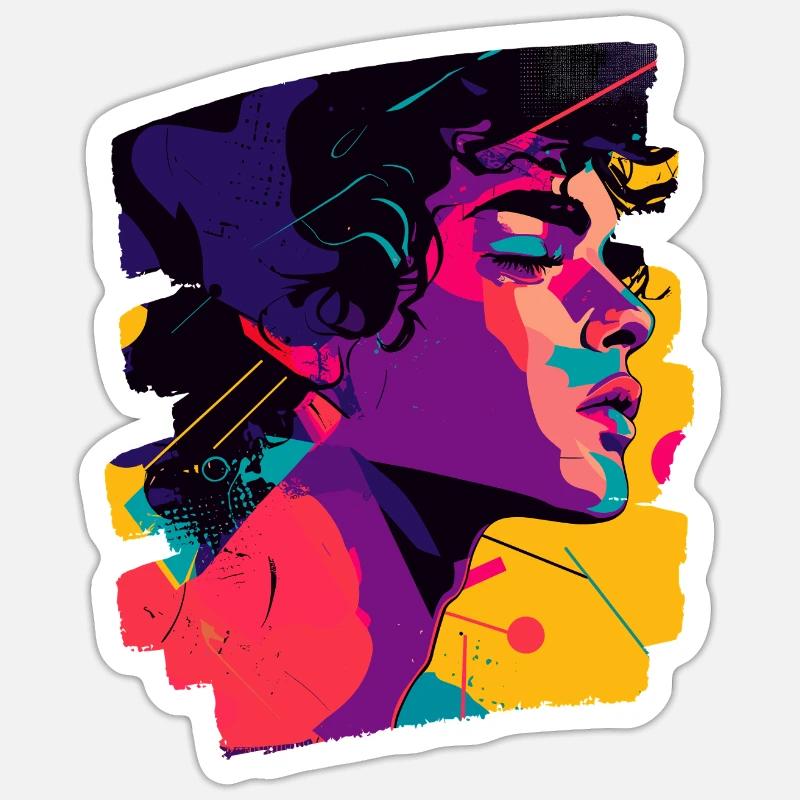 Sticker taille S (10 x 10 cm) - 