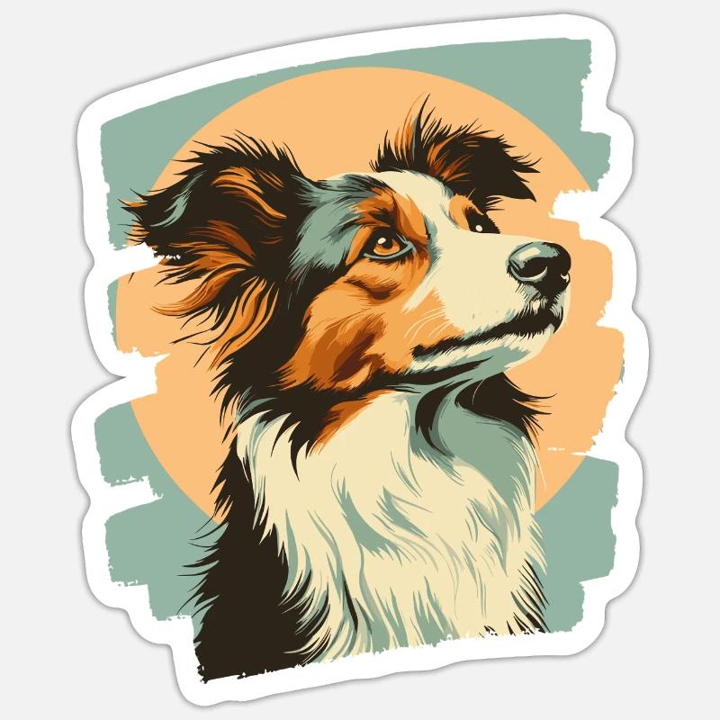Colley - Sticker taille S (10 x 10 cm) - blanc mat