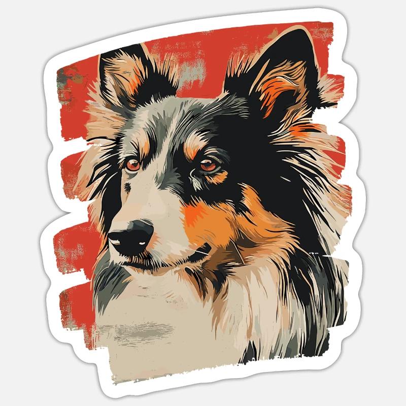 Colley - Sticker taille S (10 x 10 cm) - blanc mat