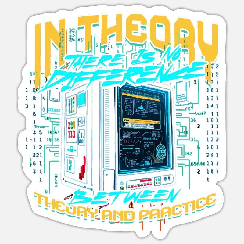 Theoretical Computer Scientist Sticker size S (10 x 10 cm)