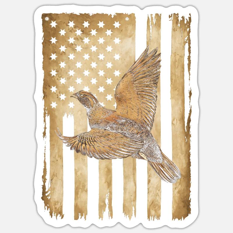 Auerhahn Sticker Größe S (10 x 10 cm)