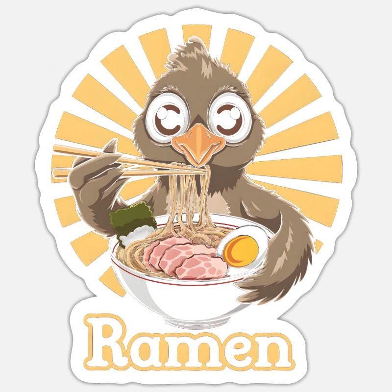 Auerhahn - Sticker Größe S (10 x 10 cm) - Mattweiß