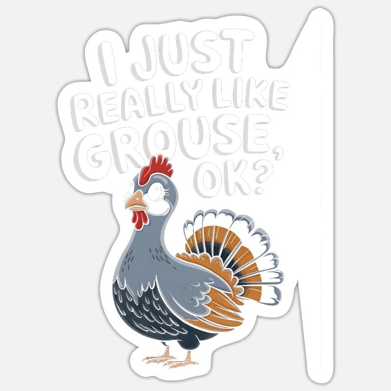 Auerhahn Sticker Größe S (10 x 10 cm)